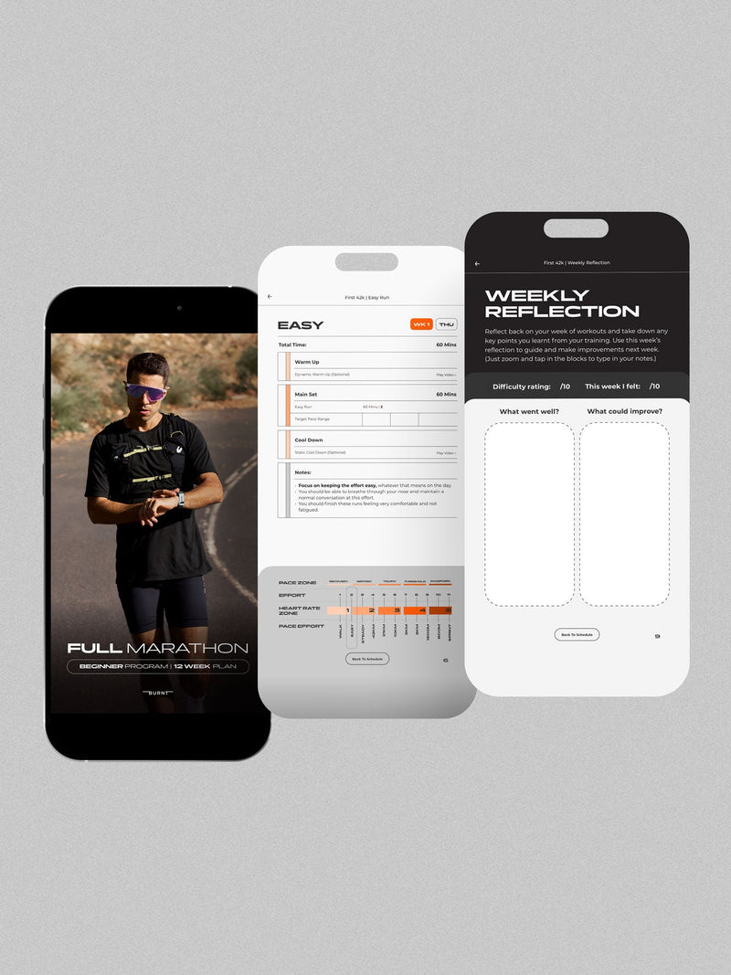 Marathon Program | Run Your FIRST 42km (Beginner) - Burnt Studios® - Premium Activewear