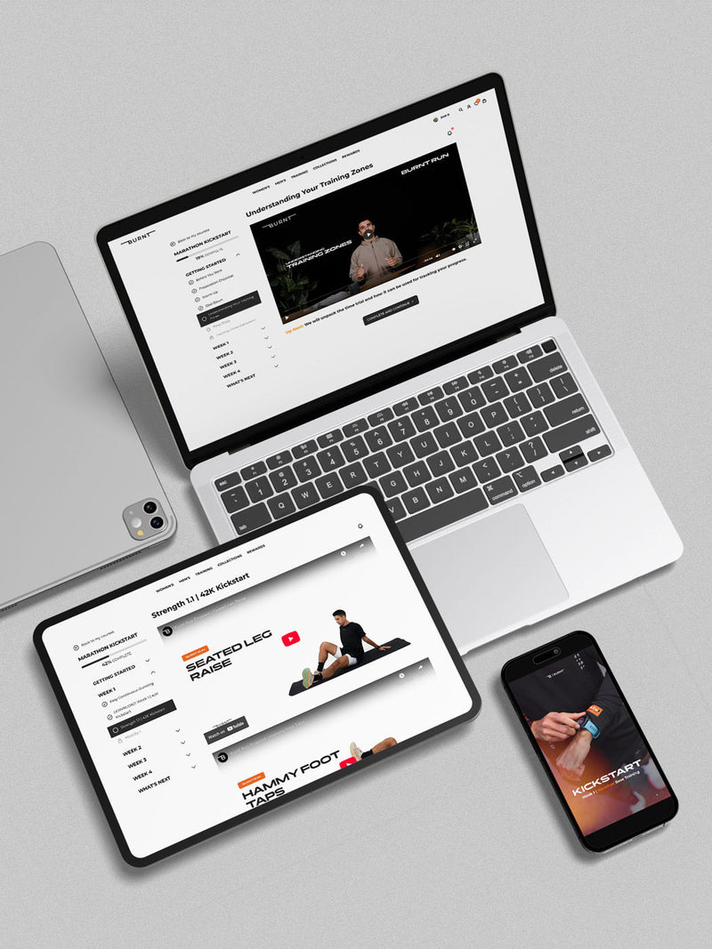 Marathon Kickstart | 4 - Week Base Training Run Plan - Burnt Studios® - Premium Activewear